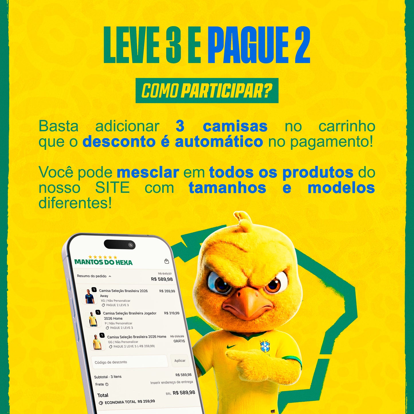 Camisa Feminina Seleção Brasileira 2022/23 Home