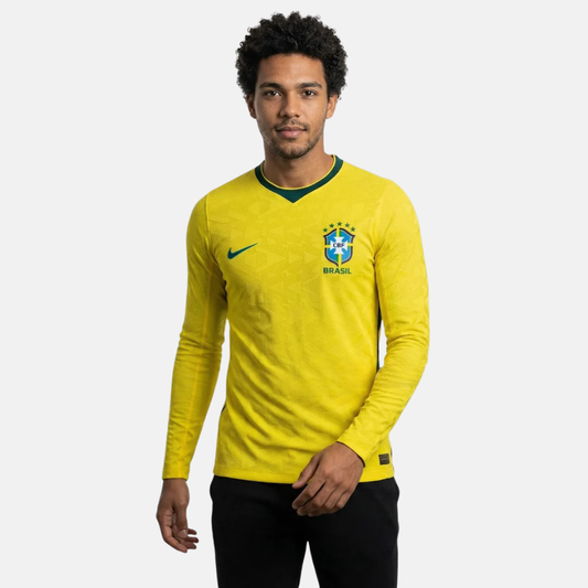 Camisa Seleção Brasileira Manga Longa Jogador 2026 Home