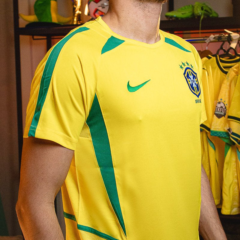 Camisa Seleção Brasileira Retrô 2002/03 Home